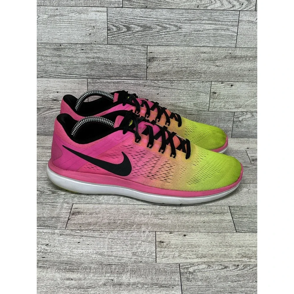 Nike Flex 2016 Run Running Shoes 844741-999 Women's‎ Size 8.5 Sneakers
